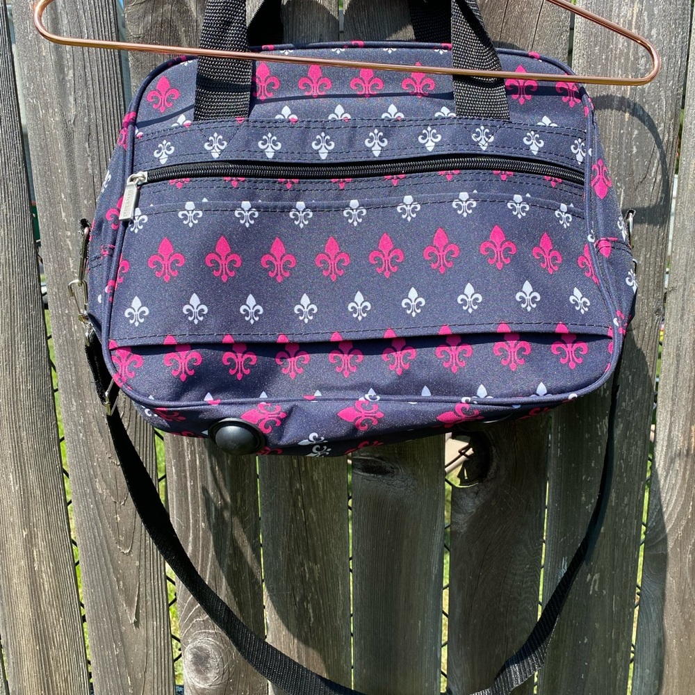 Rockland Black and Pink Carry-On Bag - Picture 2 of 2